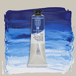 Tubo di pittura ad olio blu oltremare chiaro 312 Rive Gauche Sennelier 40ml