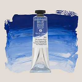 Tubo di pittura ad olio blu oltremare francese 314 Rive Gauche Sennelier 40ml