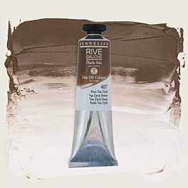Van Dyck 407 Rive Gauche Sennelier colore ad olio marrone tubo da 40 ml