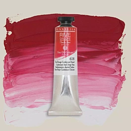 Sostantivo tubo di olio rosso cadmio scuro 618 Rive Gauche Sennelier 40ml