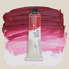 Tubo di colore ad olio rosso carminio 635 Rive Gauche Sennelier 40ml