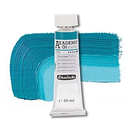 Turquoise aquamarine oil paint tube 414 Akademie Öl Schmincke 60ml