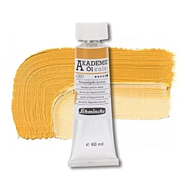Dark Naples yellow oil paint tube 207 Akademie Öl Schmincke 60ml