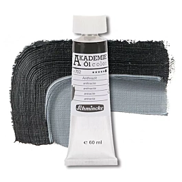 Anthracite oil tube 702 Akademie Öl Schmincke 60ml