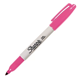 Marker Permanentny Cienka Końcówka Różowy Sharpie
