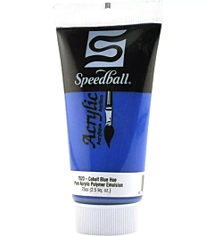 Speedball Acrylic Paint  Cerulean Blue Hue 75ml