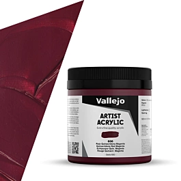 Acrílico Artist 606 rojo quinacridona magenta Vallejo 500ml
