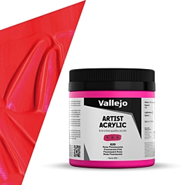 Acrílico Artist 620 rosa fluorescente Vallejo 500ml