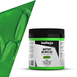 Acrílico Artist 623 verde fluorescente Vallejo 500ml