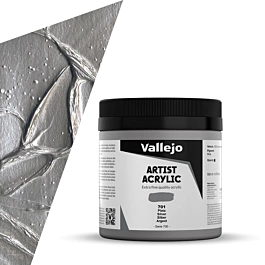 Acrílico Artist 701 plata Vallejo 500ml