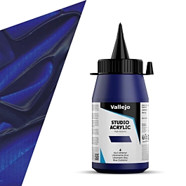 Acrílico Studio 004 Azul Ultramar Vallejo 500ml