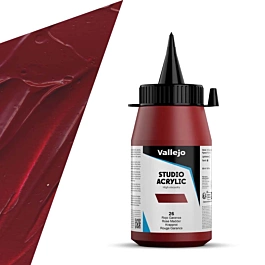 Acrílico Studio 026 Rojo de Garanza Vallejo 500ml