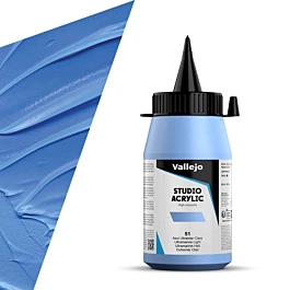 Acrílico Studio 051 Azul Ultramar Claro Vallejo 500ml