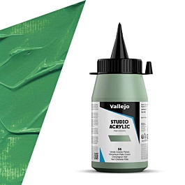Acrílico Studio 056 Verde Chromium Pálido Vallejo 500ml