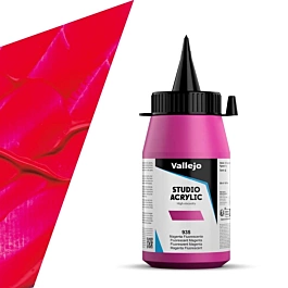 Acrílico Studio 935 Magenta Fluorescente Vallejo 500ml