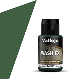 Pintura modelismo 519 Verde Oliva Wash FX Vallejo 35ml