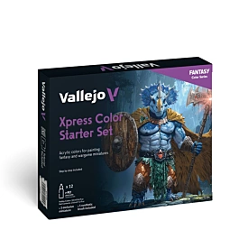 Vallejo Xpress Color Starter Set 72.209 – 12 Matte Colors
