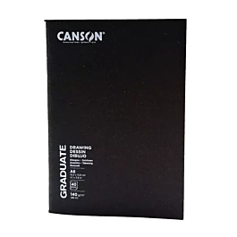 Blocco da disegno Canson A6 Soft Cover Graduate Black Sketch