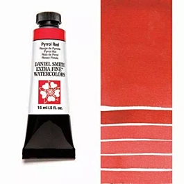 Watercolour Extra Fine Pyrrol Red tube S.3 Daniel Smith 15ml