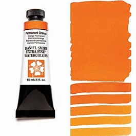 Watercolour Extra Fine Permanent Orange tube S.3 Daniel Smith 15ml
