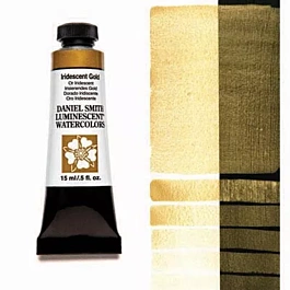Acuarela Extrafina Iridescent Gold tubo Daniel Smith 15ml