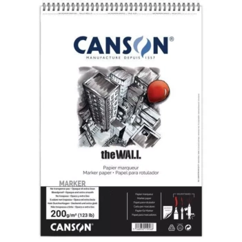 Canson The Wall Spiral Notebook Extra Smooth 200g/m²