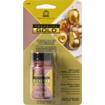 FolkArt Acrylic Paint Treasure Gold Pink Zircon 59ml