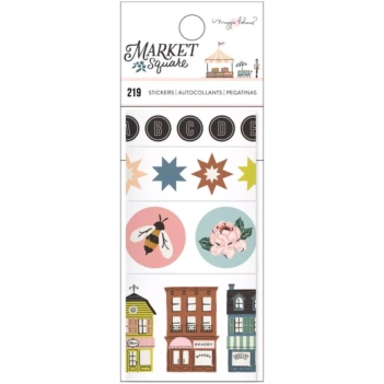 Set de 4 Rollos de Stickers Market Square Maggie Holmes  