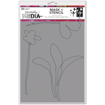 Die-Cuts de Chipboard Make Art Chippies Blossoms Wendy Vecchi