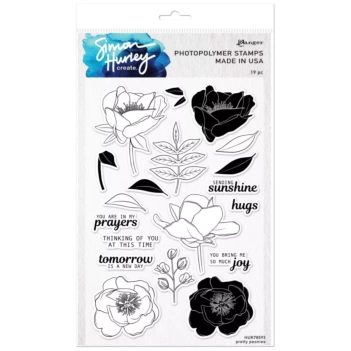Sellos Transparentes Tansparentes Pretty Peonies Simon Hurley Ranger