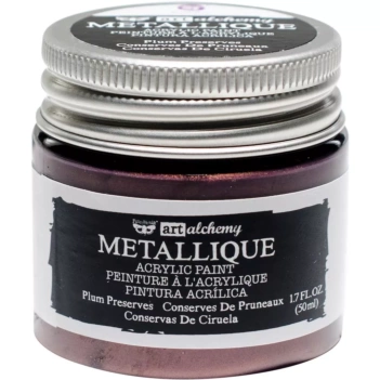 Pintura acrílica metálica Finnabair Plum Preserves