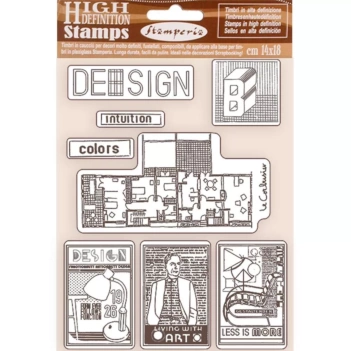 Papel Art Bauhaus Stamperia 30x30cm
