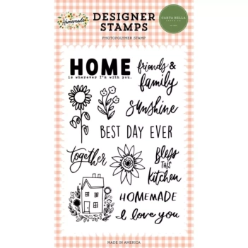 SUPER DEAL **30%** Carta Bella Clear Stamps Bless This Kitchen Homemade 