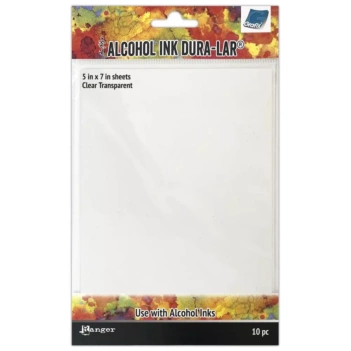Zestaw papierów Tim Holtz Ranger Alcohol Ink Dura-Lar Transparent Alcohol Ink 12x17cm
