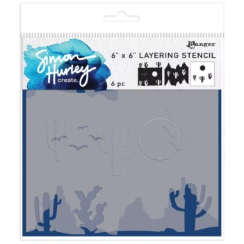 Plantilla de Stencil Sedona Scene Maker Simon Hurley Ranger