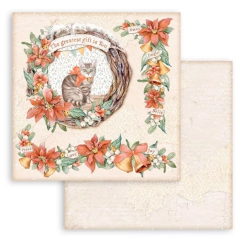 SUPER DEAL **40%** Stamperia All Around Christmas Paper Garland 30x30cm