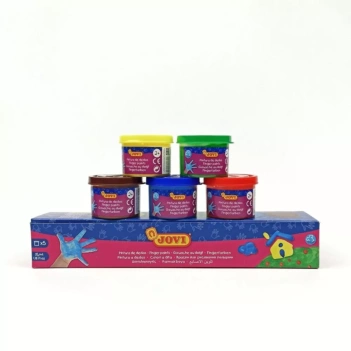 Set 5 Pinturas de Dedos Jovi 35ml
