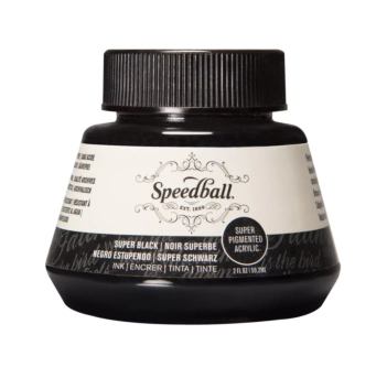 Tinta acrílica pigmentada Super Black Speedball 59ml