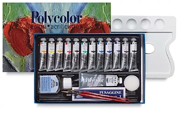 Set de Pintura 18 Piezas Acrílico Maimeri 