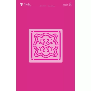 Plantilla de stencil Cenefas florales 20x30cm