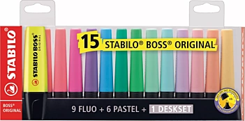 Marcador fluorescente STABILO BOSS ORIGINAL Rojo