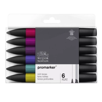Set 6 Promarker Tonos Profundos Winsor and Newton

