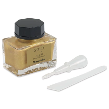 Kuretake Ink additive Gold Ink-café Drop of Shimmer 20ml