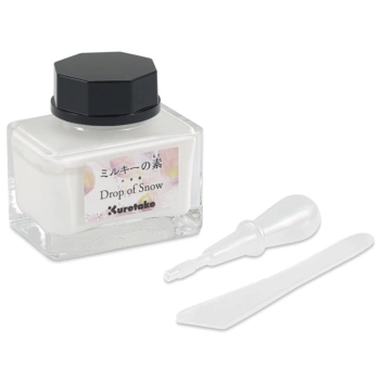 Kuretake White Ink-Coffee ‘Drop of Snow’ additive ink, 20ml