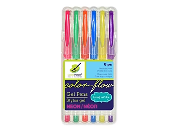 Set 6 Bolígrafos de Gel Living in Colour Metálicos Multicraft