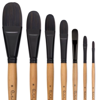 Pincel 6400 Lengua de Gato Mango Largo Catalyst Princeton
