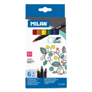 Milan 6 Textil-Faserstifte