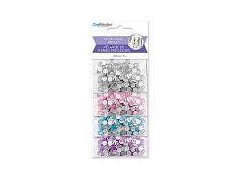 Set de Piedras Preciosas Redondas Pastel MultiCraft