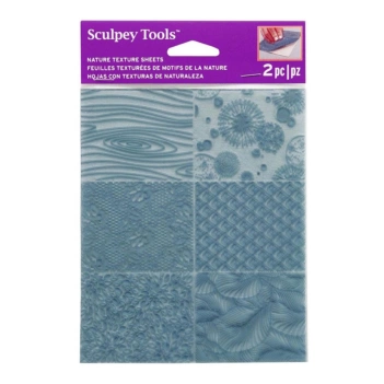 Set 2 hojas de textura Nature Sculpey