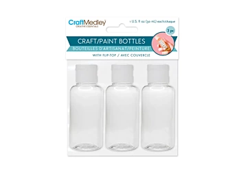 Set de 3 Botellas Transparentes MultiCraft 30ml